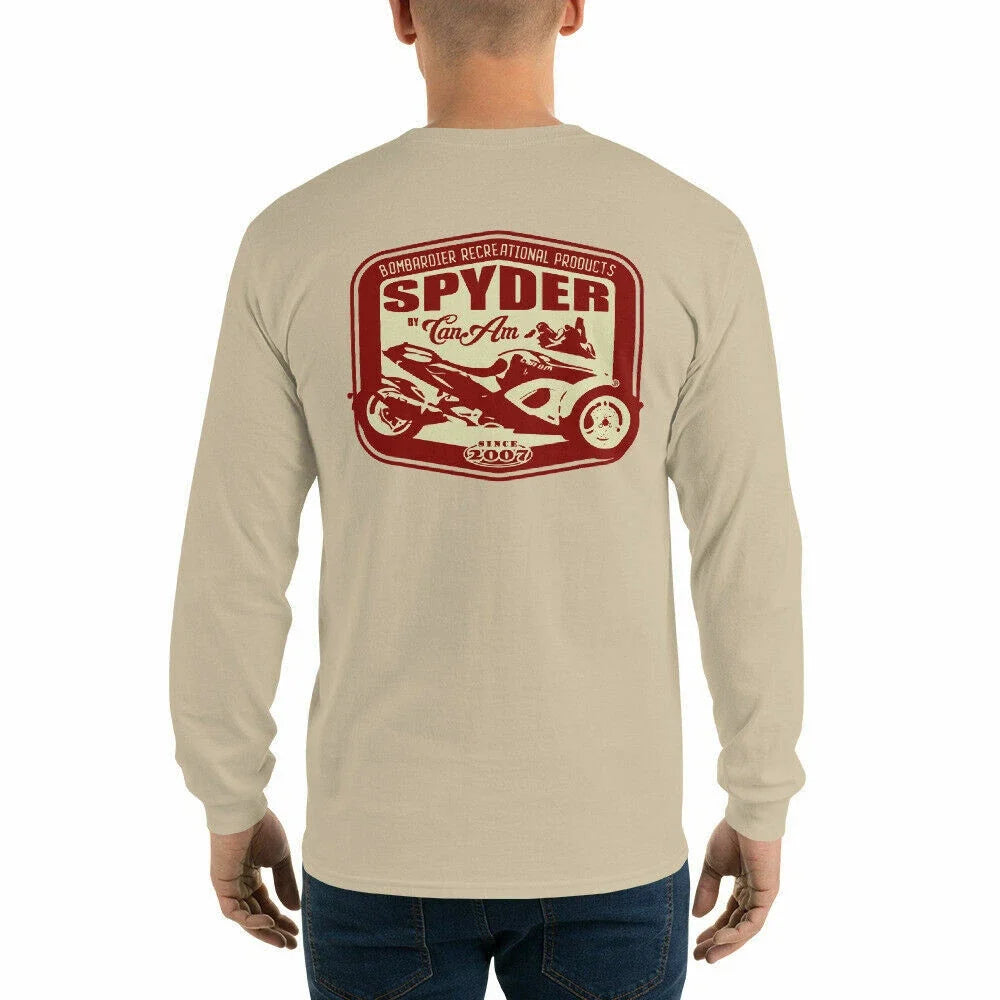 Can-Am Spyder Retro Men’s Long Sleeve Shirt Unisex