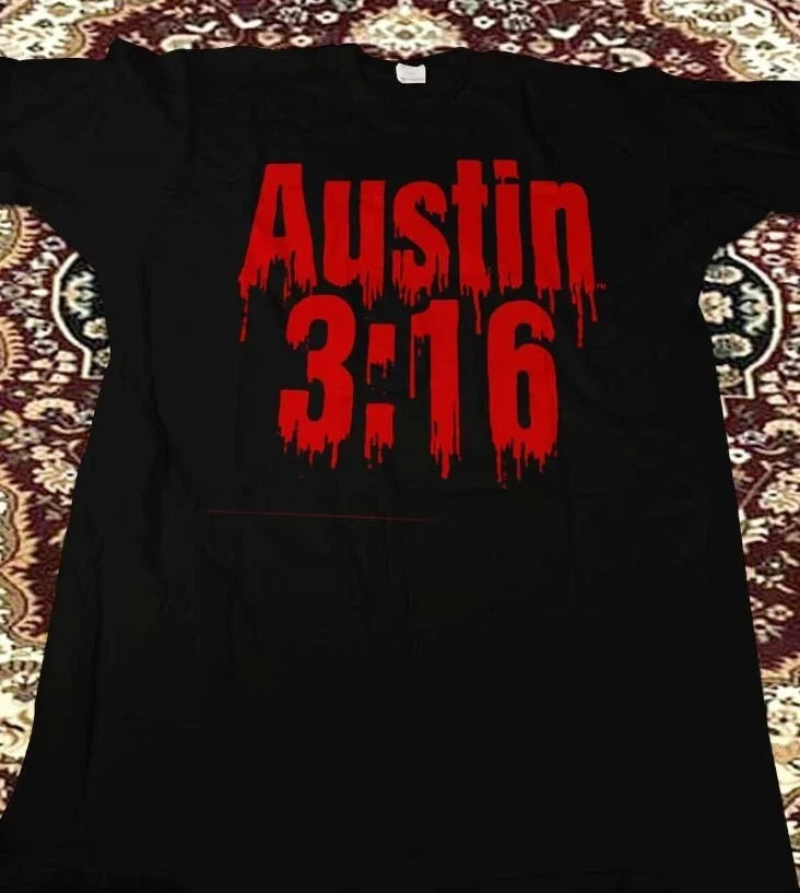 Vintage Steve Austin1998 3 - 16 Blood From A Stone T Shirt Unisex