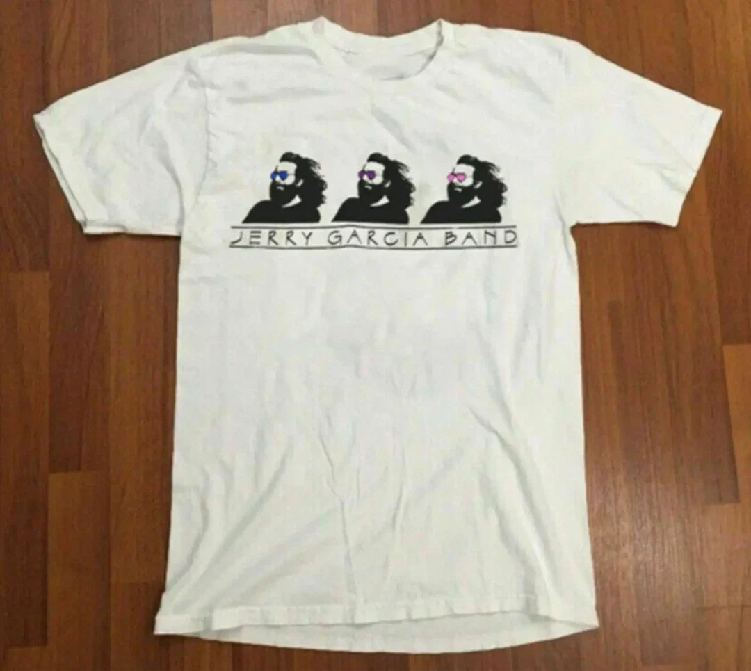 NEW 1991 Jerry Garcia Band White T Shirt Unisex