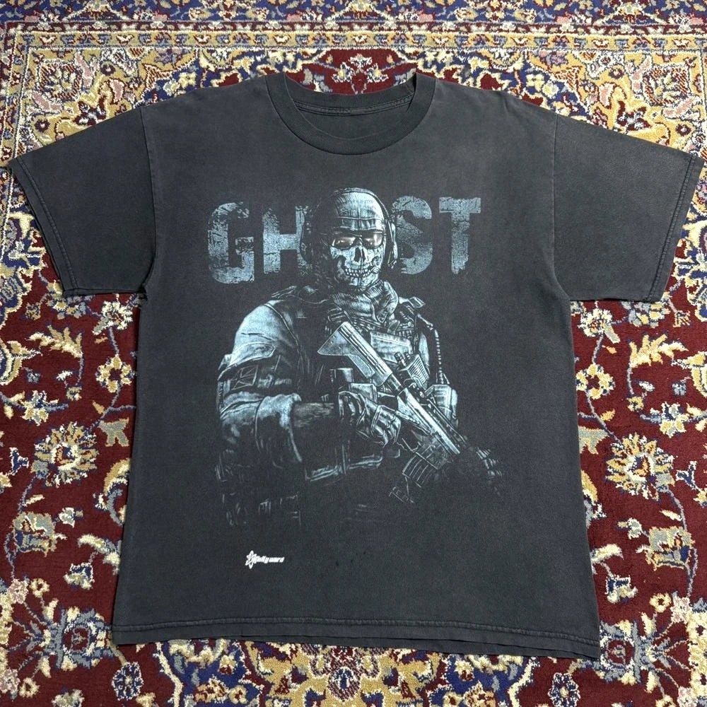 CoD Modern Warfare 2 MW Ghost Video Game Promo Graphic Tee Unisex