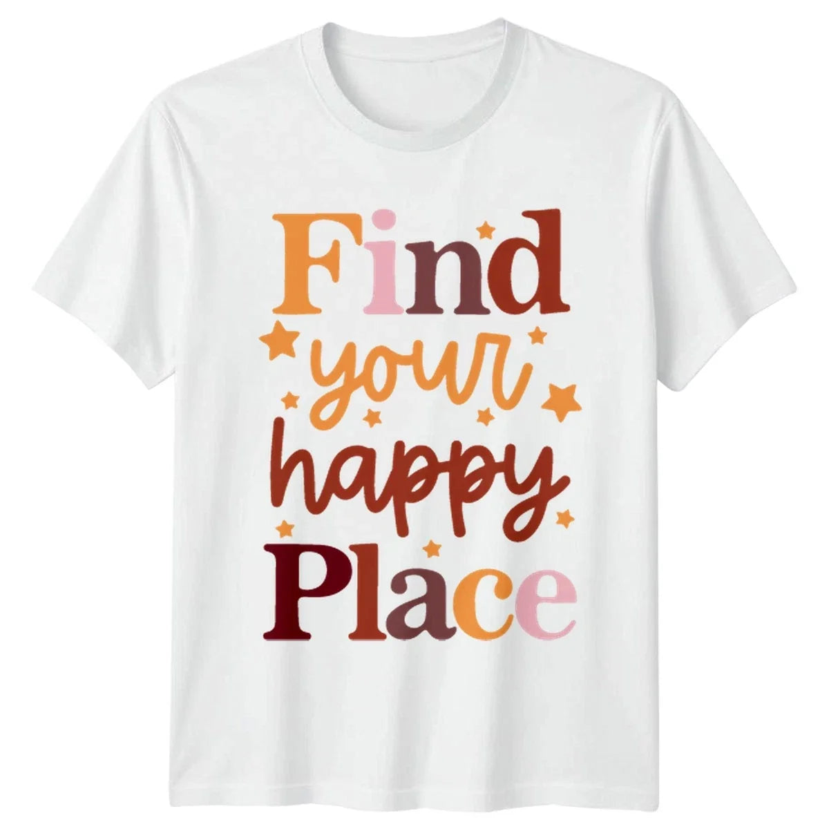 Find Your Happy Place Positive Mindset Motivational Birthday Gift Unisex