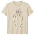 Simple Minimalist Hand Anatomy Art Design General Gift For Him And Her Unisex