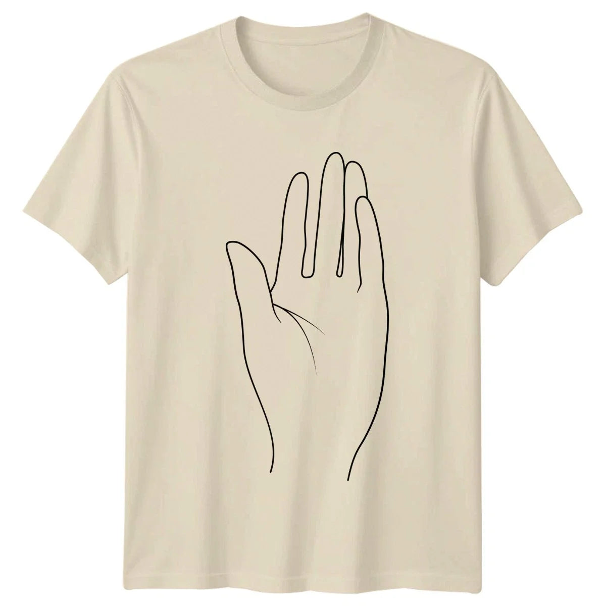 Simple Minimalist Hand Anatomy Art Design General Gift For Him And Her Unisex
