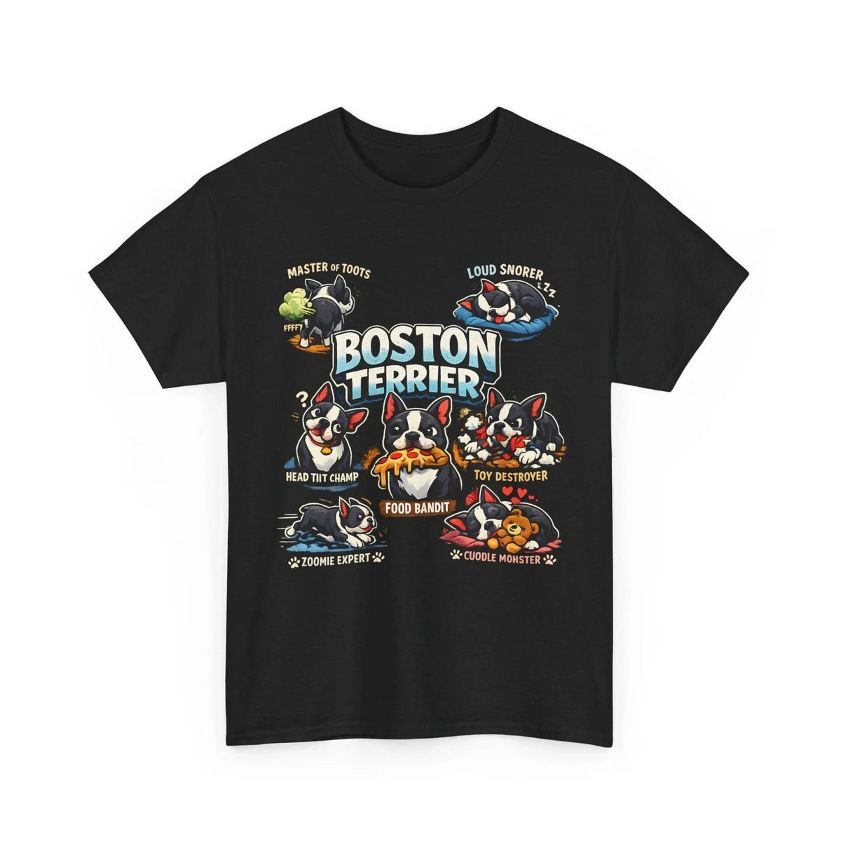 Boston Terrier Shirt | Cute Dog Breed Graphic Tee Unisex