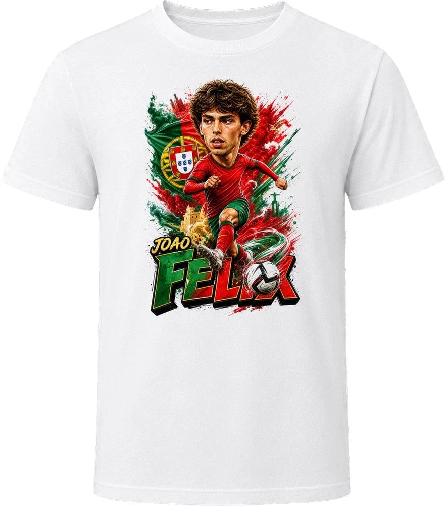 Joao Felix Portugal Soccer Caricature 2026 World Cup T Shirt Unisex