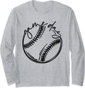 Game Day Vibes Softball Season Baseball Season Gifts Long Sleeve Tshirt Unisex