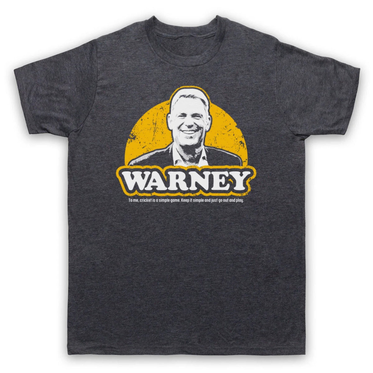 WARNEY AUSTRALIA CRICKET SIMPLE GAME SPIN BOWLER LEGEND MENS & WOMENS Unisex