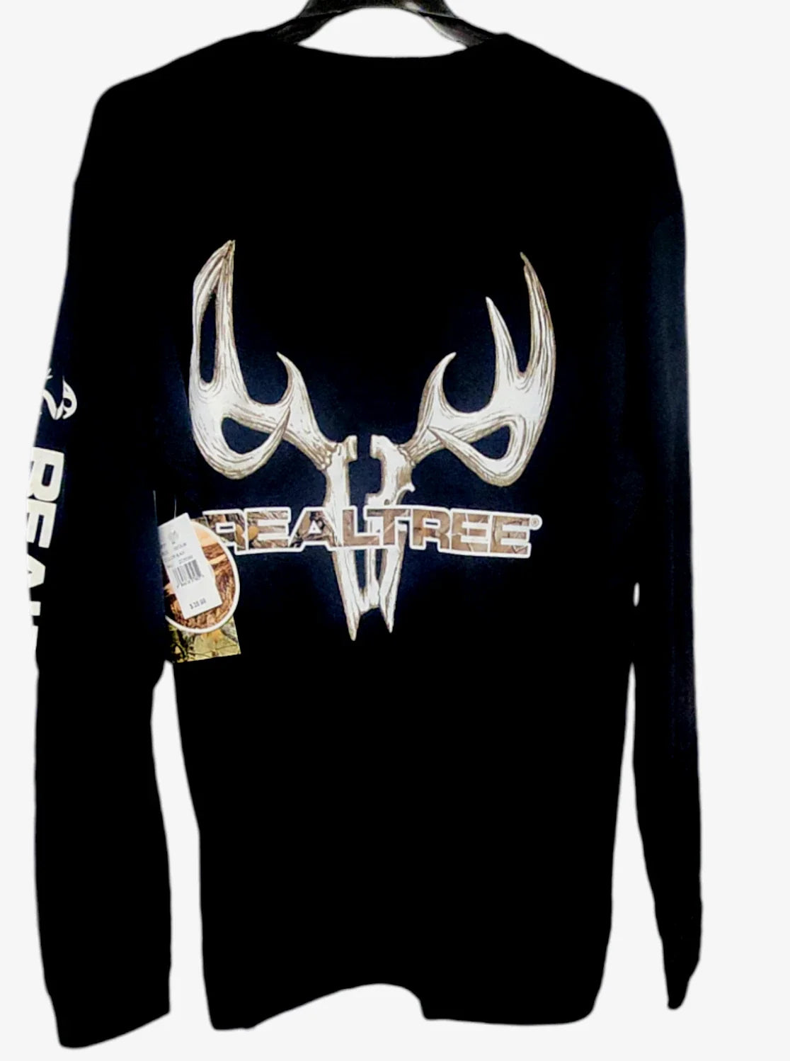 Men'sT Shirt Long Sleeve "REALTREE"-American Hunting Buck -Size Medium Only -NWT Unisex