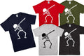 Dabbing Skeleton Halloween Funny Kids Top Costume Unisex Men Boys Girls Unisex