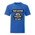 Personalised Custom Unisex T Shirt Add Logo Photo Text Create Your Own Funny Tee Unisex