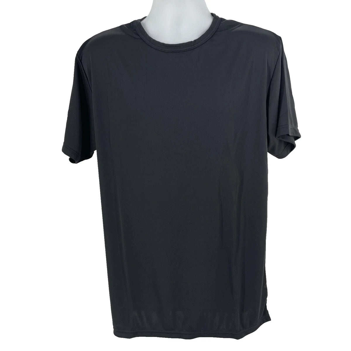 4 Soffe Polyester Black Crew Neck Short Sleeve T Shirt Adult XL TA5424 NEW Unisex