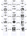 New Tone 2 Rude Ska White Ringer Men's The Specials Reggae Retro Tee Top Unisex