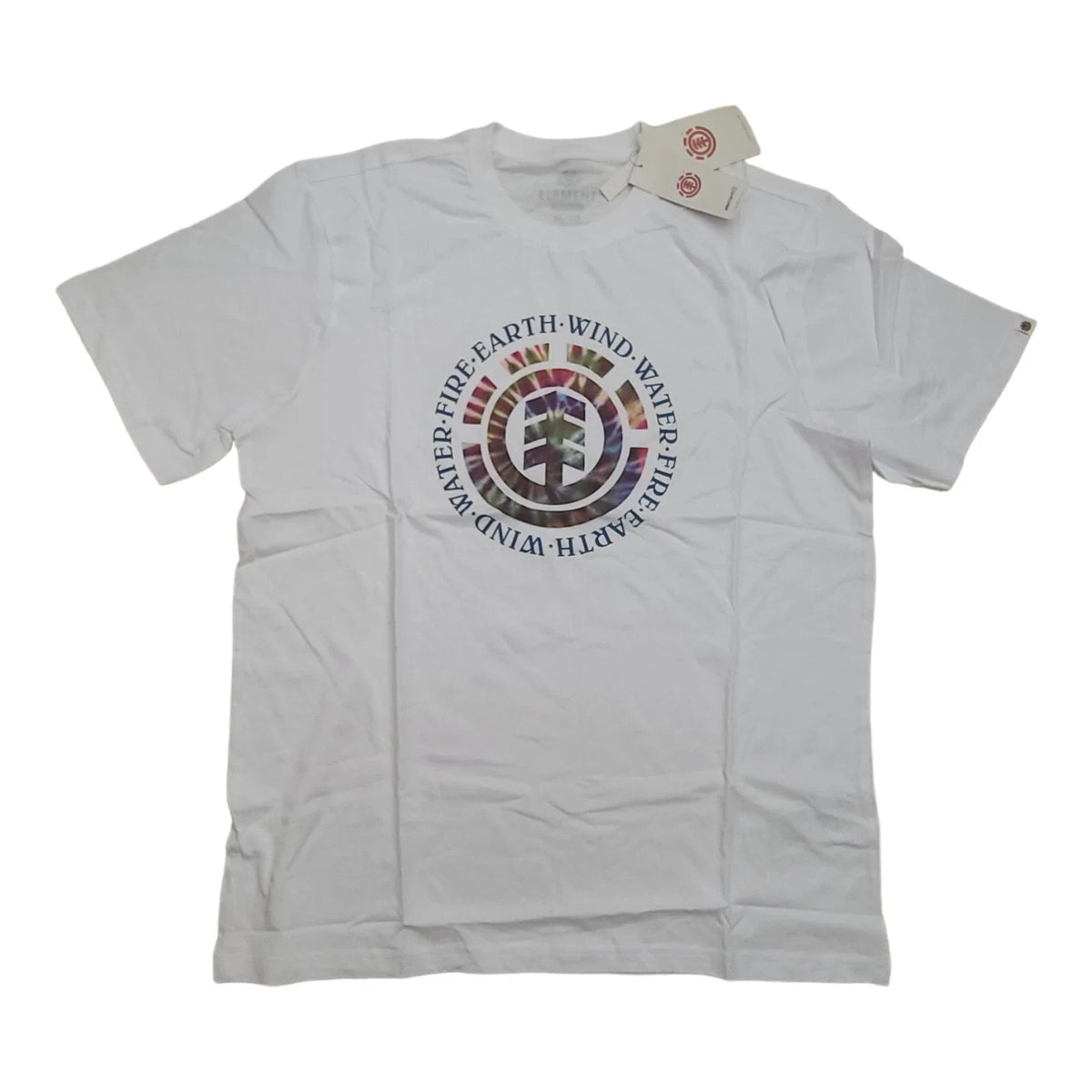 Element Men's Santoro Crew Neck Short Sleeve Graphic Tee, White, Sz XL Unisex