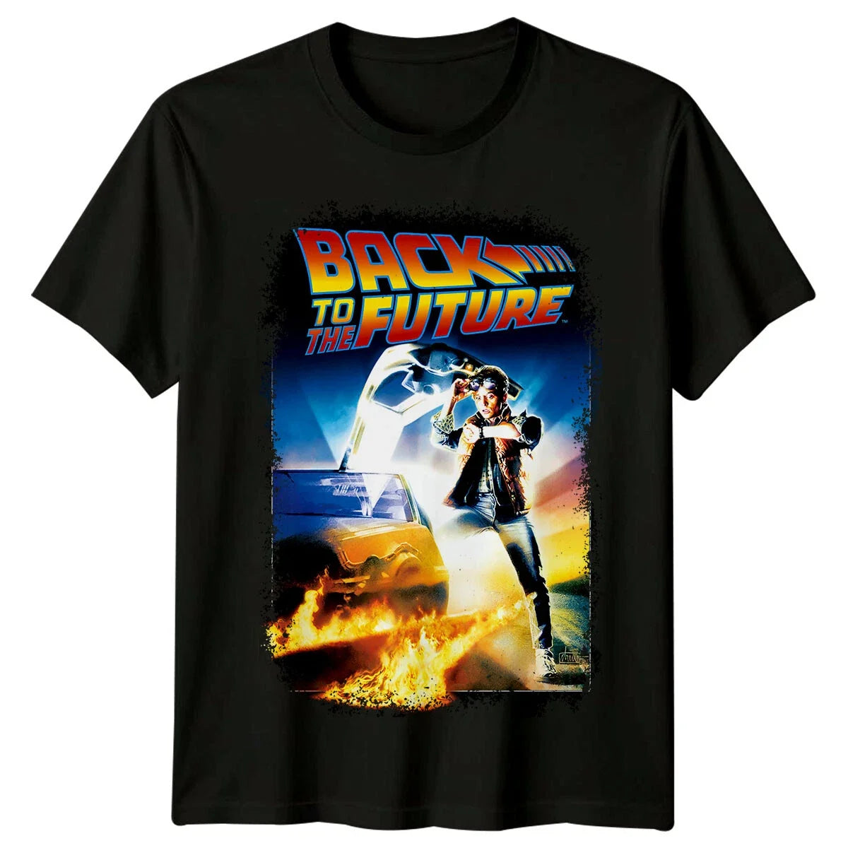 Back to the Future (1985) Movie Poster Inspired Retro Classic Tee Unisex Unisex