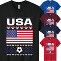 American Flag Parotitic Soccer Sports Team Men's USA Football Lover Gift Unisex
