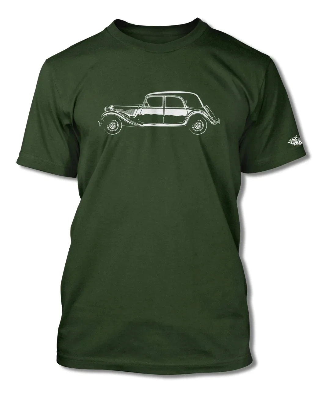 Citroen Traction Avant 11B 1934 – 1957 - Men - Side View - French Car Unisex
