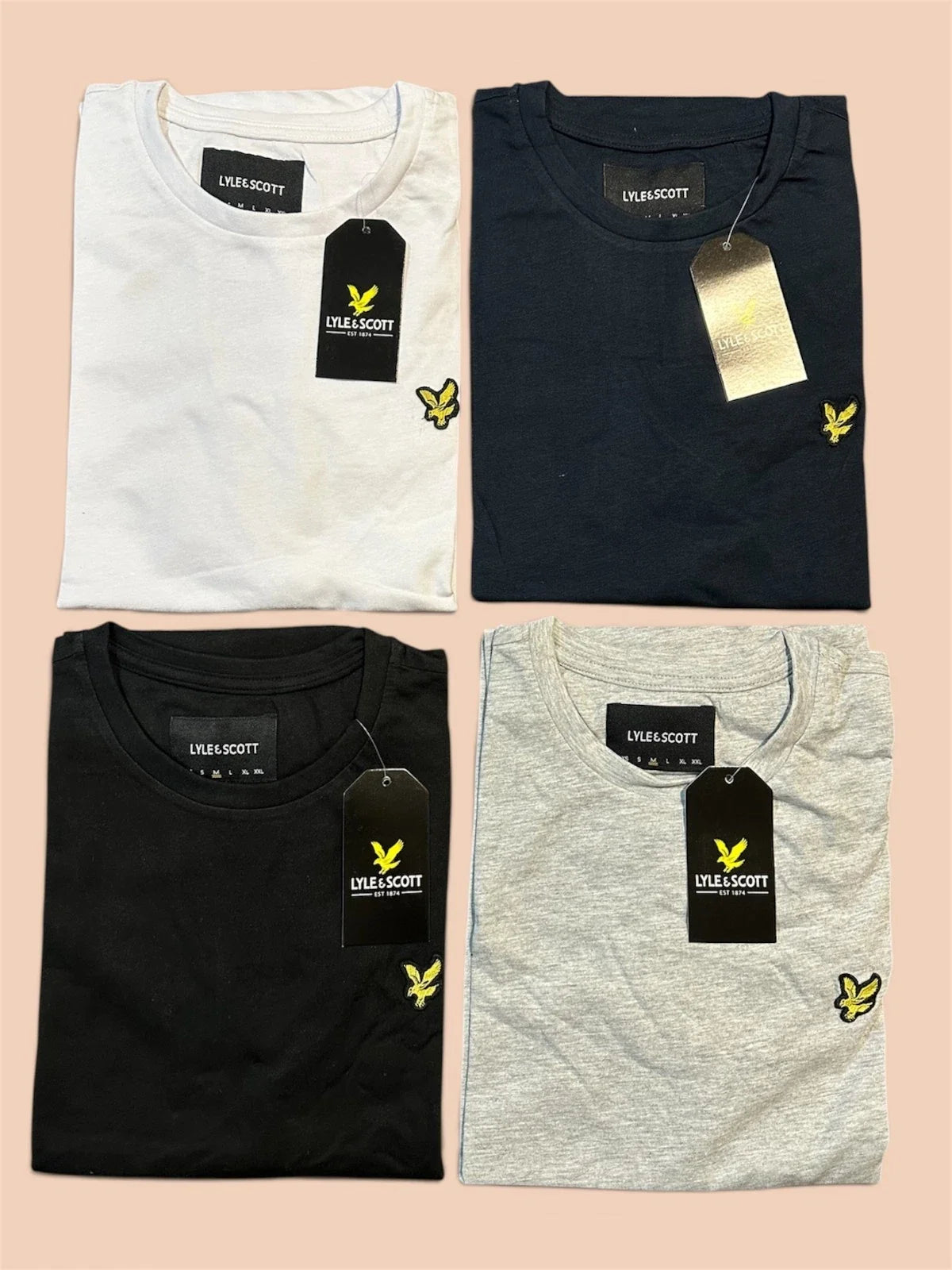 LYLE AND SCOTT SHORT SLEEVE CREW NECK PREMIUM SOFT COTTON Unisex