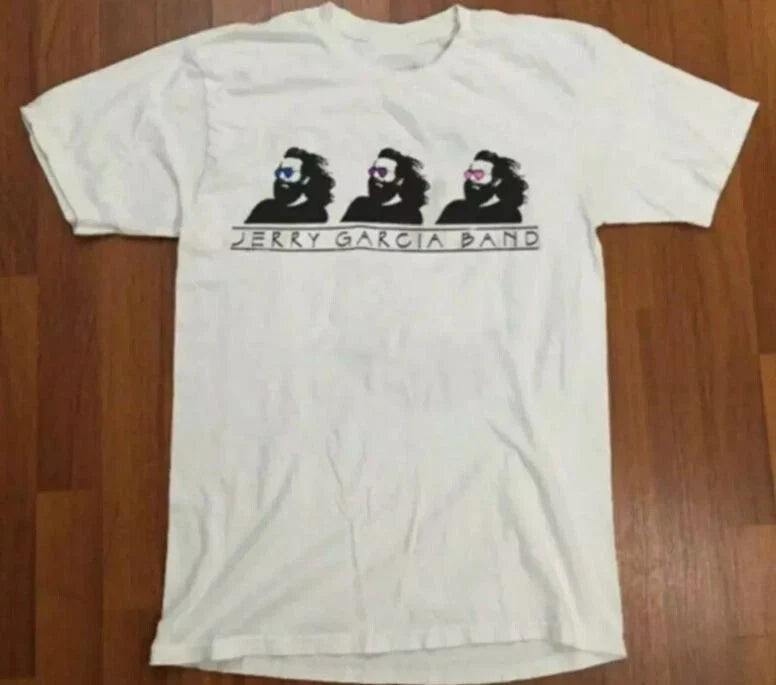 NEW 1991 Jerry Garcia Band White T Shirt S-5XL Unisex