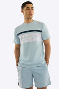 Nautica Mens Keansburg Tee Light Blue Unisex
