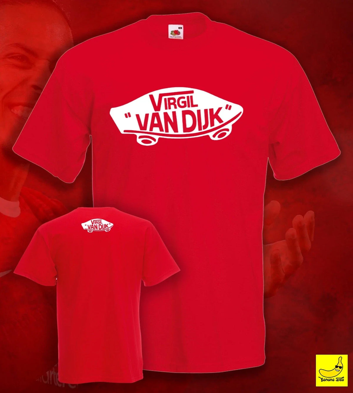 Virgil Van Dijk Liverpool Captain Fan Football LFC Vans Inspired Tee Unisex