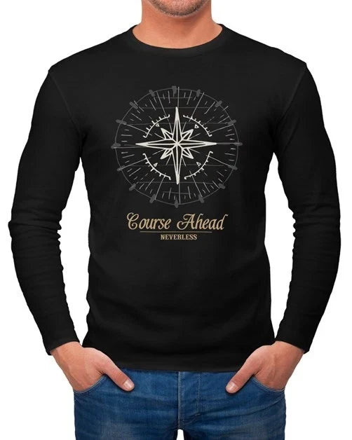 Men's Long Sleeve Compass Navigator Long Sleeve Shirt Neverless® Unisex
