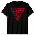 Free Gaza Palestine Unisex T Shirt Red Triangle With Gaza Word In Arabic Printed Unisex