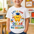 Nursery Leaver T Shirt, Personalised Kids School Graduation Gift Unisex