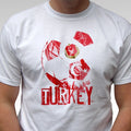 Turkey t shirt football flag top Turkiye soccer fan support tee gift all sizes Unisex