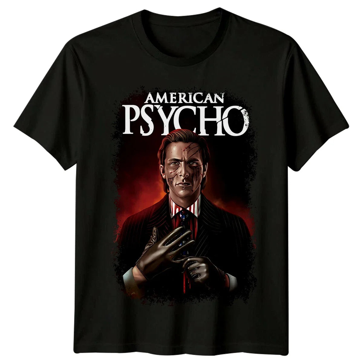 American Psycho (2000) Movie Poster Inspired Retro 80s Tee Unisex