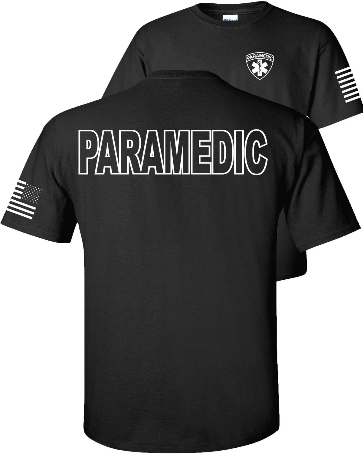 Paramedic Emergency Medical American Flag BAF Unisex