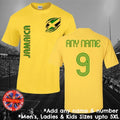 Jamaica Football Fan Personalised Mens Ladies Kids Euros World Cup Unisex