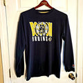 Vintage Hockey Rules BOSTON BRUINS NHL Mens LARGE Long Sleeve Spoked B Unisex