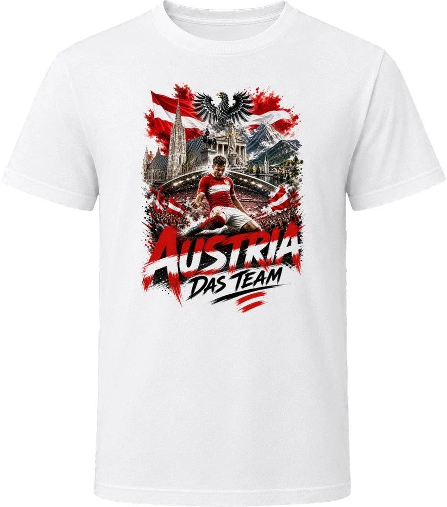 Austria Das Team Soccer Football 2026 National Pride T Shirt Unisex