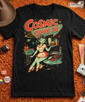 Cosmic Drive-In Alien Waitress Rockabilly Retro Diner Pinup Tee XS-5XL Unisex