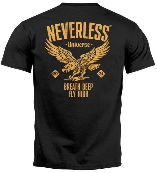 Mens Back Print Mens Eagle Eagle Print Retro Design Back Print Unisex