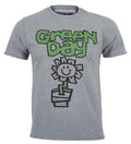 Official Green Day T Shirt Flower Pot Album Logo Punk Band Grey New S M L XL XXL Unisex