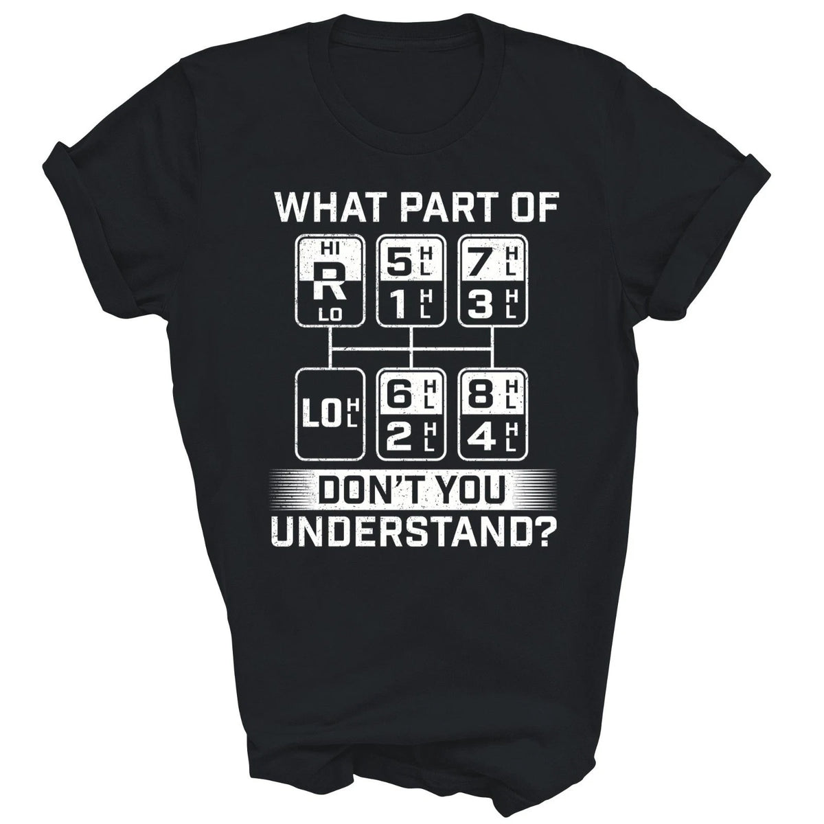 What Part Dont You Understand Trucker Semi Truck Driver Unisex Shirt Gift