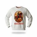 Men's Hermès White Long Sleeve Medium Size Chest 21" Unisex