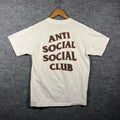 Anti Social Social Club ASSC White Logo T Shirt Mens Medium Red Green Graphic