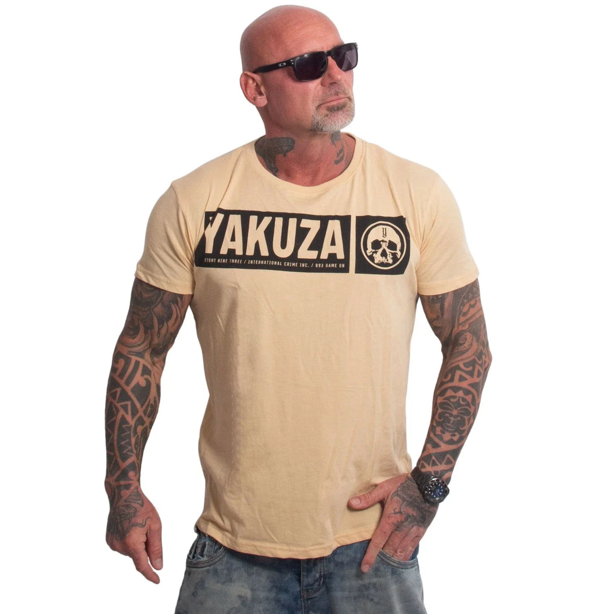 New Yakuza Men's Bleak Regular Basic - Beige Unisex