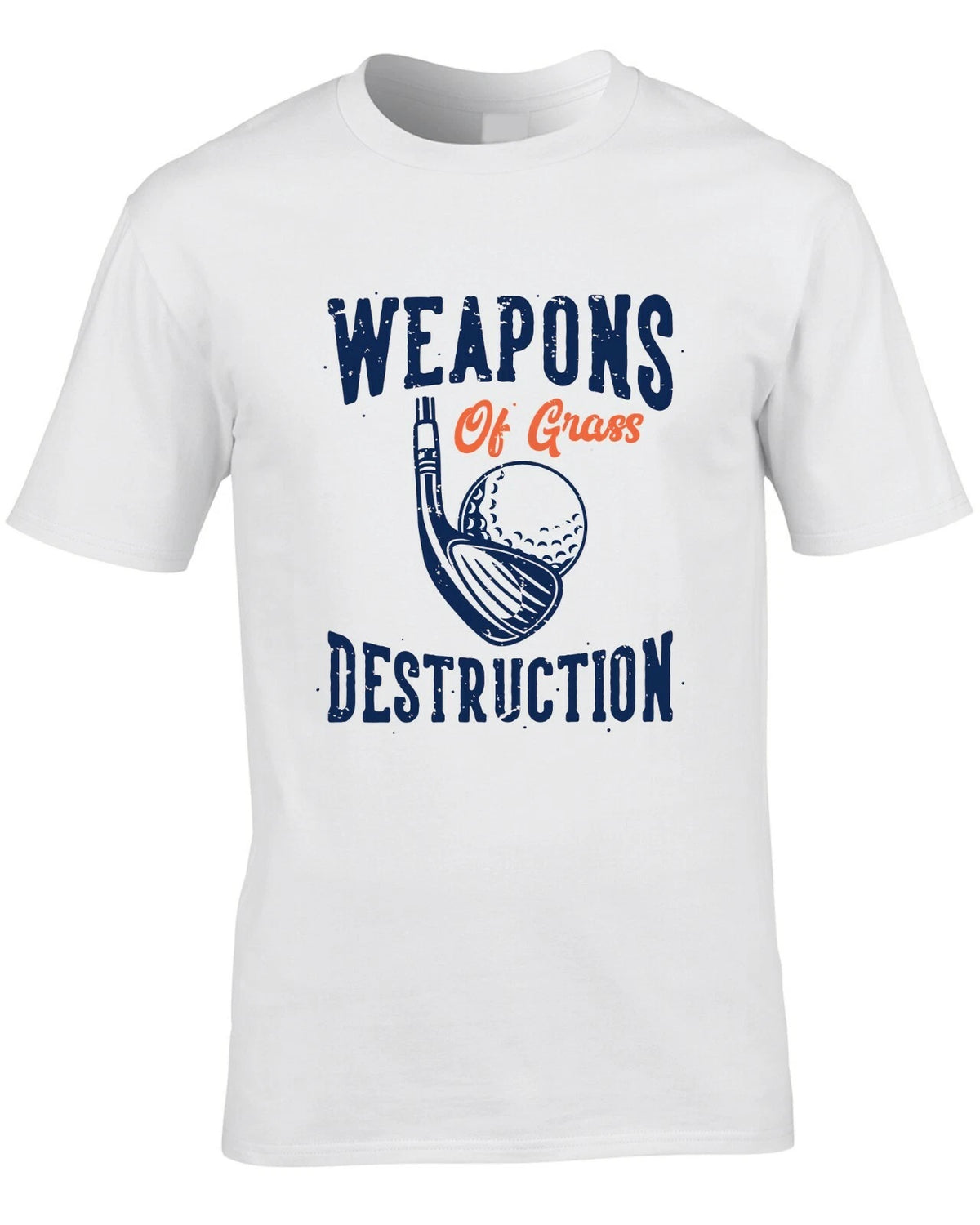 Golf Funny Men's T-Shirt Weapon Grass Destruction Golfer  Sport Gift Idea Joke