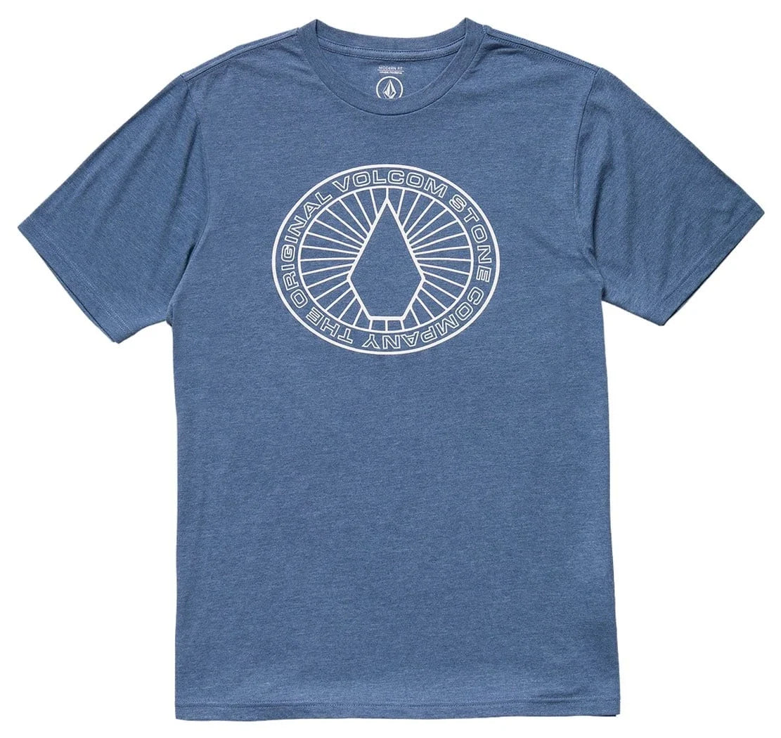 Volcom Medalist Men's Short Sleeve - Blueberry - New Unisex