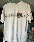 Brazilian Santos FC Paixao Santista SFC Heartbeat Men's Size L Unisex