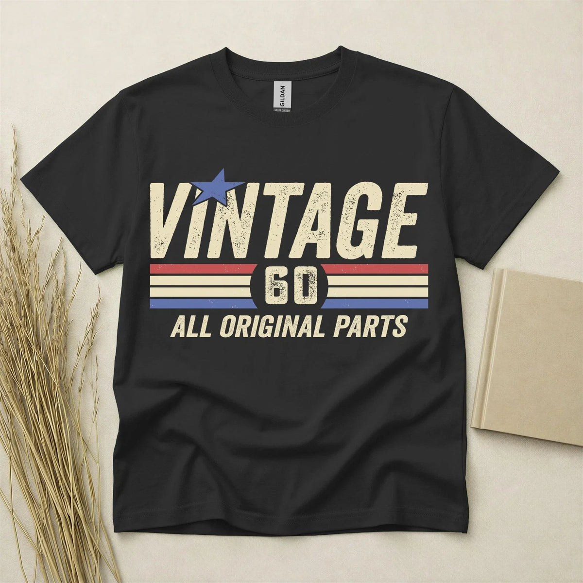 60th Birthday T Shirt Born In 1966 Gift 60 Year Old Vintage All Original Unisex