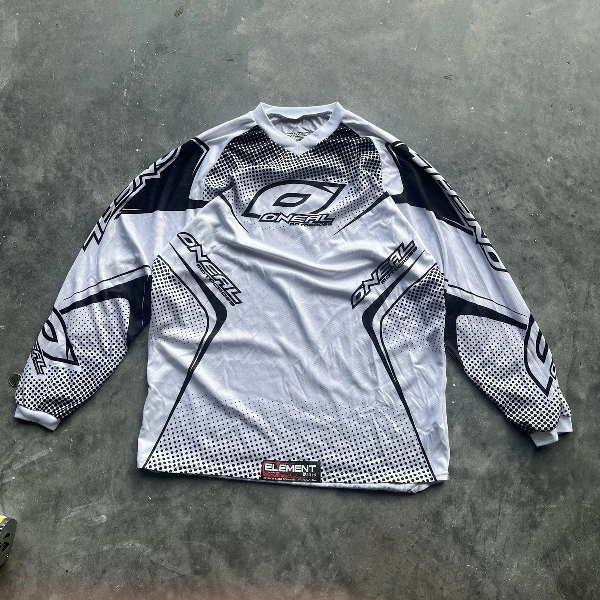 O'Neal Element Series Motocross Jersey Men's M White/Black Unisex
