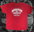 Houston Texas NCAA Football USA Mens Vintage Tshirt XL Graphic Print Vintage Y2K Unisex