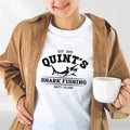 Jaws Quints Amity Island 1975 Shark Fishing Movie Tee Unisex