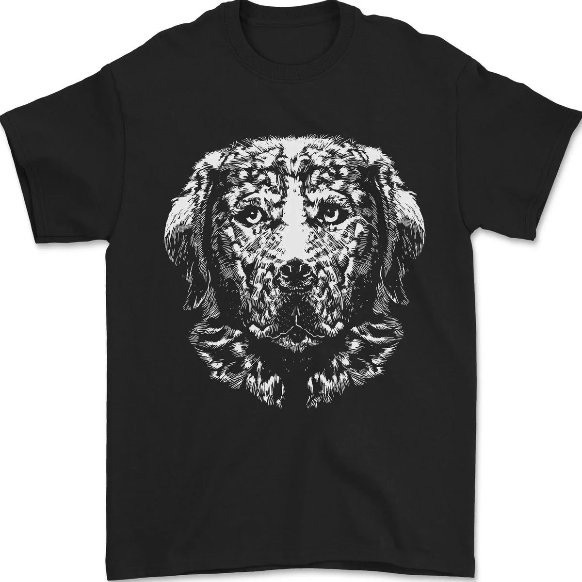 Golden Retriever Dog Mens 100% Cotton Unisex