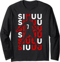 Siuuuu Funny Soccer Present for Soccer Lovers Fan Long Sleeve Unisex