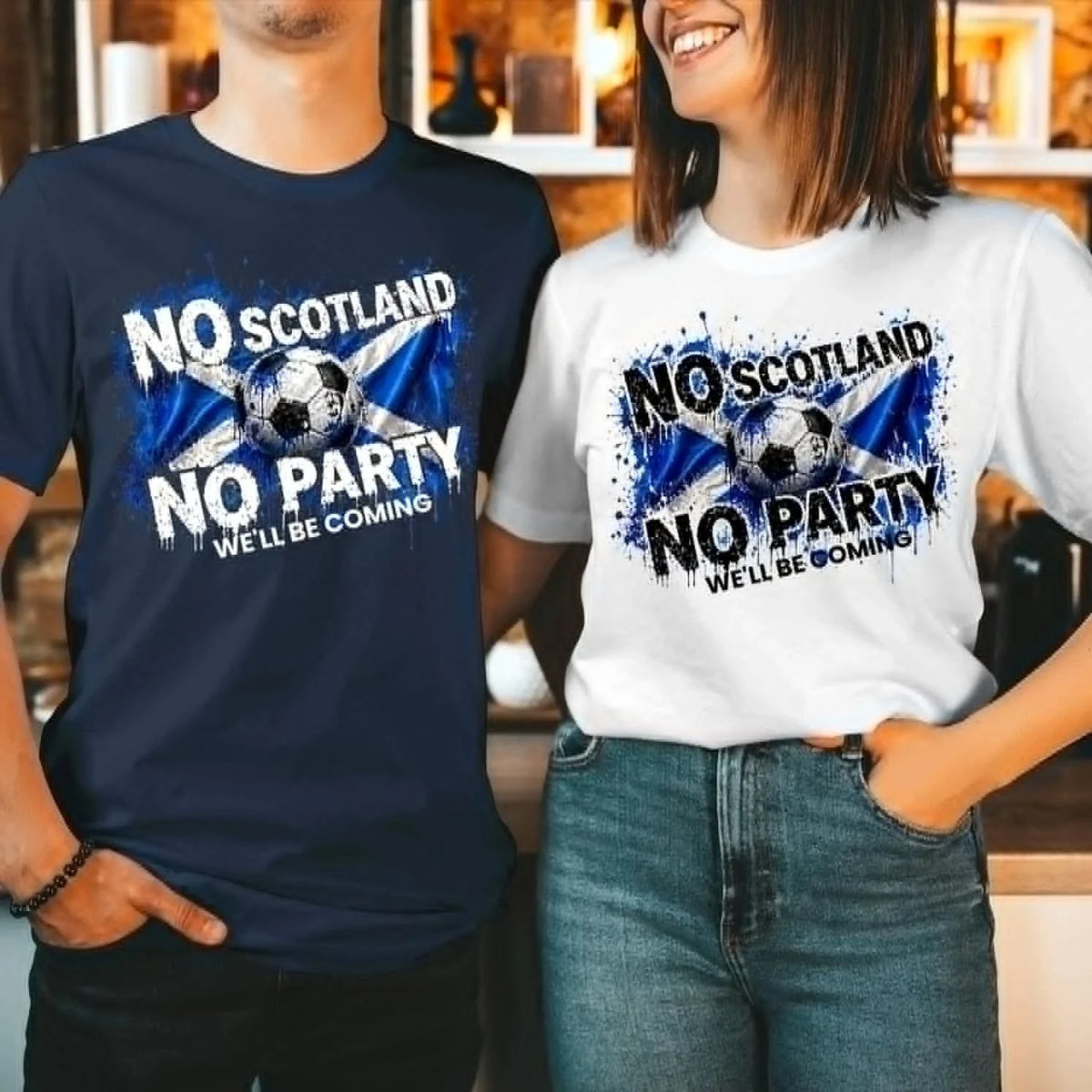 No Scotland No Party, We'll Be Coming, 2026 Football Fan (SC-14) Unisex